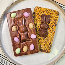 Load image into Gallery viewer, Milk Chocolate Easter Bunny Duo - THE SLABB