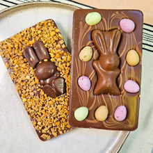 Load image into Gallery viewer, Milk Chocolate Easter Bunny Duo - THE SLABB