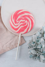 Load image into Gallery viewer, Raspberry Vanilla Giant Lollipop - THE SLABB