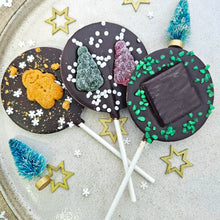 Load image into Gallery viewer, Trio Of Vegan Xmas Lollipops
