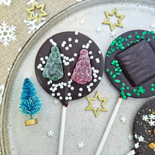 Load image into Gallery viewer, Trio Of Vegan Xmas Lollipops