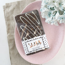 Load image into Gallery viewer, The Espresso Martini One - The Home Of Fully Loaded boozy Chocolate. Large Slabbs of boozy chocolate with a variety of alcoholic ganaches; gin, rum, whisky, amaretto, baileys and toppings. Available as monthly subscriptions.