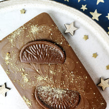 Load image into Gallery viewer, Boozy Baileys Orange Truffle Slabb - The Home Of Fully Loaded boozy Chocolate. Large Slabbs of boozy chocolate with a variety of alcoholic ganaches; gin, rum, whisky, amaretto, baileys and toppings. Available as monthly subscriptions.