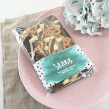 Load image into Gallery viewer, The Peanut Butter Pretzel One - The Home Of Fully Loaded boozy Chocolate. Large Slabbs of boozy chocolate with a variety of alcoholic ganaches; gin, rum, whisky, amaretto, baileys and toppings. Available as monthly subscriptions.