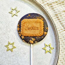 Load image into Gallery viewer, Dark Chocolate Lotus Biscuit Lollipop
