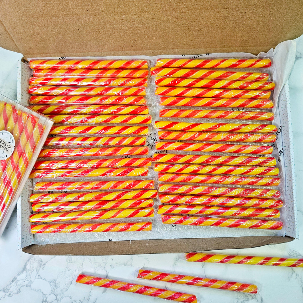 BARGAIN BOX Rhubarb Gin & Custard Drinks Stirrers x 36
