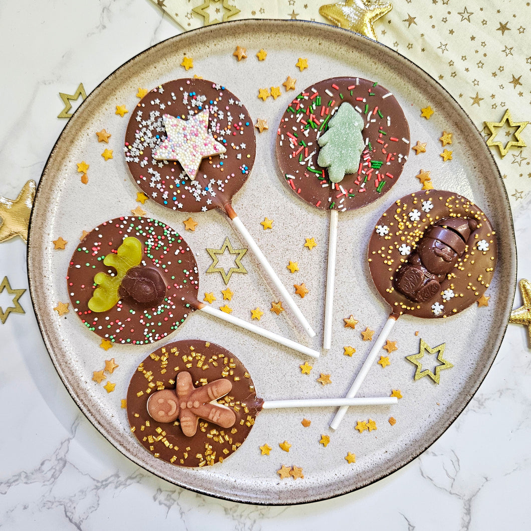 Christmas Chocolate Lollipop set