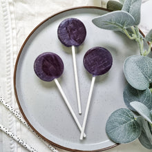 Load image into Gallery viewer, Blackberry Apple Small Lollipops - 5 Pack Gift Box
