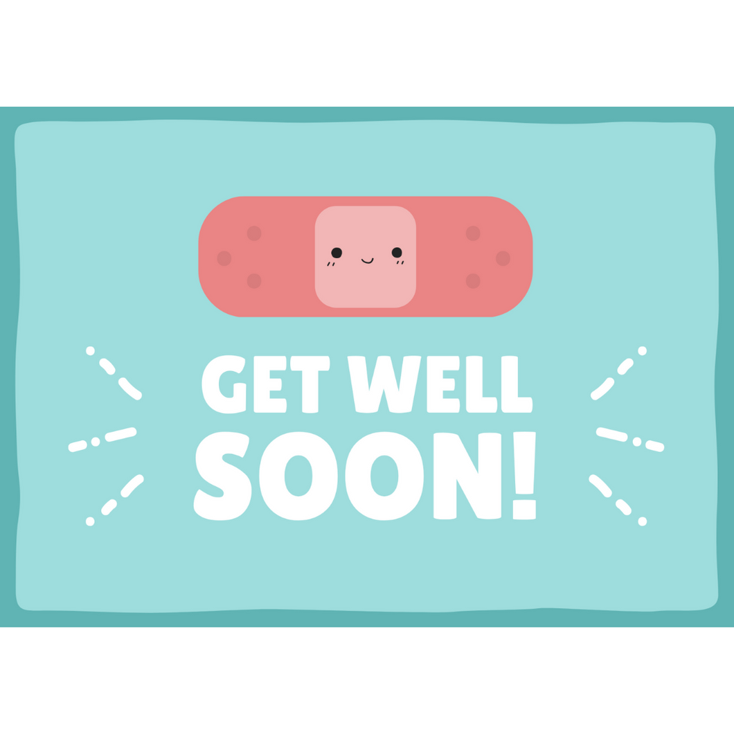 Get Well Soon Postcard