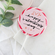 Load image into Gallery viewer, 'Happy Valentine's Day' Raspberry Fizz Boozy Lollipop - THE SLABB
