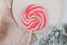 Load image into Gallery viewer, Raspberry Vanilla Giant Lollipop - THE SLABB
