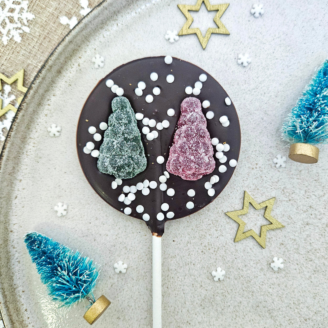 Vegan Dark Chocolate Tree Lollipop