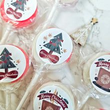 Load image into Gallery viewer, 20 Pack Christmas Cherry Amaretto Lollipops
