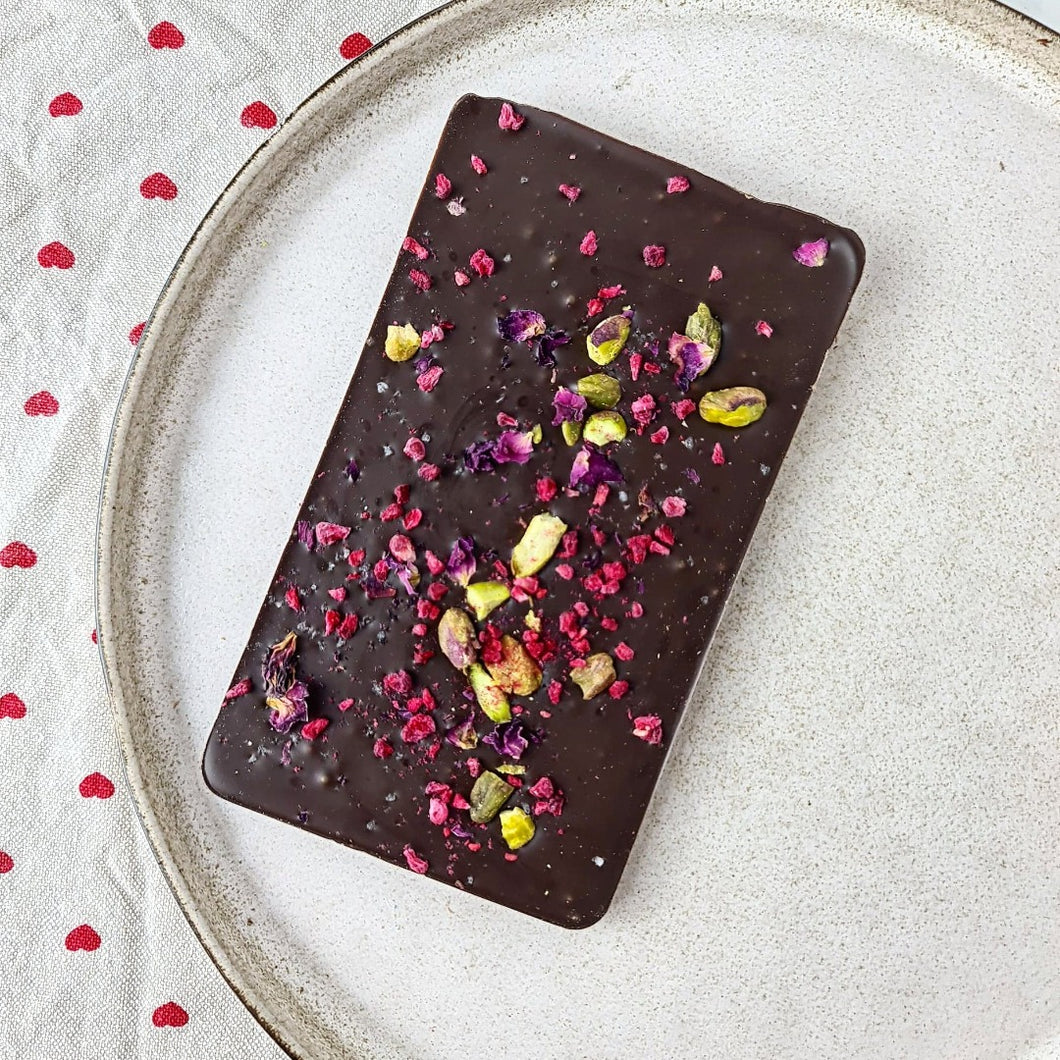 The Rose Raspberry & Pistachio One