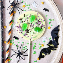 Load image into Gallery viewer, Halloween Frog Pond Lollipop
