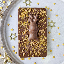 Load image into Gallery viewer, Milk Chocolate Drunken Reindeer Slabb.
