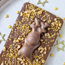 Load image into Gallery viewer, Milk Chocolate Drunken Reindeer Slabb.
