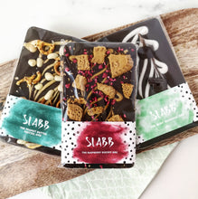 Load image into Gallery viewer, Vegan Trio Bundle - The Home Of Fully Loaded boozy Chocolate. Large Slabbs of boozy chocolate with a variety of alcoholic ganaches; gin, rum, whisky, amaretto, baileys and toppings. Available as monthly subscriptions.
